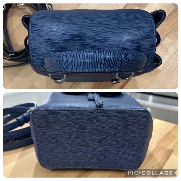 NWOT DKNY 100% Leather Lex Small Convertible Backpack & Crossbody - Picture 10 of 17